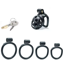 Load image into Gallery viewer, Black Gunshot Cock Cage - Nub