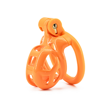 Load image into Gallery viewer, Orange Cobra Cock Cage - Nub