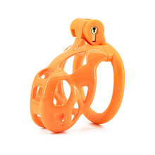 Load image into Gallery viewer, Orange Cobra Cock Cage - Small