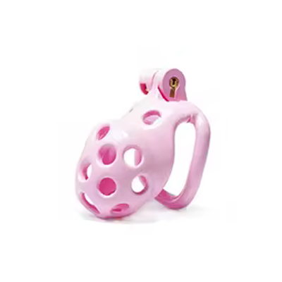 Pink Gunshot Cock Cage - Small