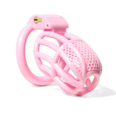 Pink Visor Cock Cage