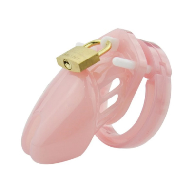 Pink Resin Cock Cage
