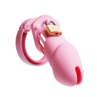 Pink Silicone Cock Cage